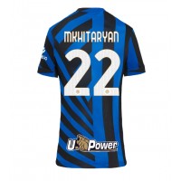 Camiseta Inter Milan Henrikh Mkhitaryan #22 Primera Equipación Replica 2024-25 para mujer mangas cortas